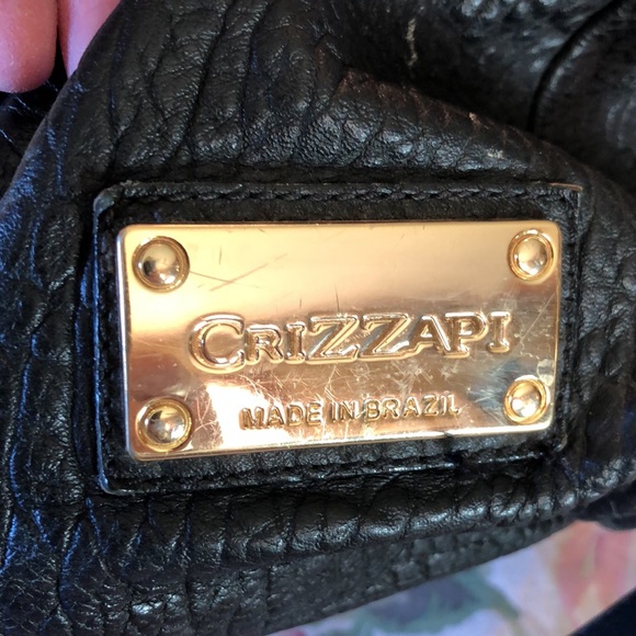 CRIZZAPI Bolsas Brazil Thick Pebbled Leather Zipper Detail Motorcycle Pouch LUXE - Picture 11 of 16